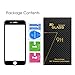 Atill iPhone 7 Plus Screen Protector, Full Coverage Tempered Glass Screen Protector, Anti-Bubble - 0.33mm (Black)