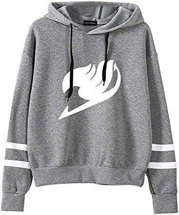 Lavendei Fairy Tail Hoodie, Unisex Cartoon Fashion Pullover Sweatshirt Warm Jumper Best for Boys Girls and Anime Fans