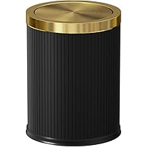 Led Trash Can Threaded Trash Can 2025 Gold Trash Can 11.5 Liter - Textured Clear ...