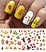 Autumn - Fall Leaves Water Slide Nail Art Decals Set #2 - Salon Quality 5.5