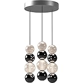 Kuzco Lighting MP321803PN Onyx Pendant LED, Polished Nickel
