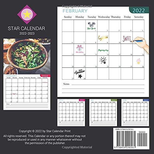 Green Salade Calendar 2022: Official Salad Calendar 2022, 16 Month Calendar 2022: Salad Calendar: 9798459290561: Amazon.com: Books