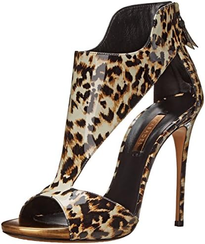 Casadei Women's Leopard T-Strap Dress Sandal