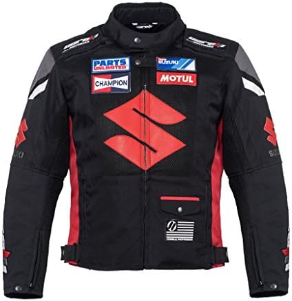 Suzuki Black Textile Motorcycle Jacket (M (EU50))