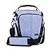USA GEAR Camera Case for DSLR (Blue) with Soft Cushioned Interior, Zippered Accessory Pockets, Adjustable Carry Strap - Compatible with D3300, D3400, D5500, Canon Rebel T6, T6i, T5 and More