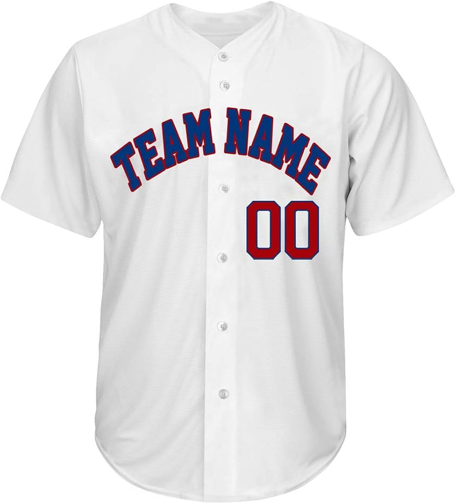 Custom Blank Stitched Baseball Jersey Customize Your Own