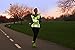 EvoLike Women Reflective Vest of Unique Design for Running Walking Cycling Jogging Motorcycle with Pocket + 4 High Visibility Wristbands + Bag (Fluorescent Pink, Size L/XL)