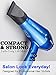 JOHN Professional Ionic Hair Dryer, 2200w Fast Drying Salon Blow Dryer