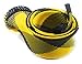 Reaction Tackle Fishing Rod Socks - Fishing Pole Sleeves and Covers for Baitcasting Rods, Spinning Rods Yellow/Black (Point-Spin-7)