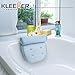 Kleeger Non Slip Home Spa Bath Pillow With Back And Neck Support. Waterproof, With Built In Suction Cups, Extra Padding For Ultimate Relaxation Experience