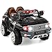 Best Choice Products 12V Kids Battery Powered RC Remote Control Truck SUV Ride-On Car w/ 2 Speeds, LED Lights, MP3, AUX Cord - Black