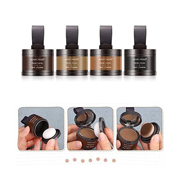 Hairline-Powder-shadow-powder-Thin-Hair-Powder-Hair-Root-Dye-Touch-Up-hair-powder-modified-powder-forehead-filling-powder-hairline-shadow-makeup-waterproof-root-cover-up-instant-cover-4g-brown Hairline Powder shadow powder Thin Hair Powder Hair Root Dye Touch Up hair powder modified powder forehead filling…