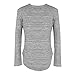 Daxin Mens Hipster T Shirt Hip Hop Basic Longline Crewneck Loose T-shirt Club Tee Tops