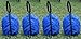Economy Sand Bag Anchor Bags (with Handles) - Weights for Dog Agility Tunnels, Soccer Goals, Tents, Canopies, Photography, Production Events, Mic Stands and Other Equipment - 4 Bag Set