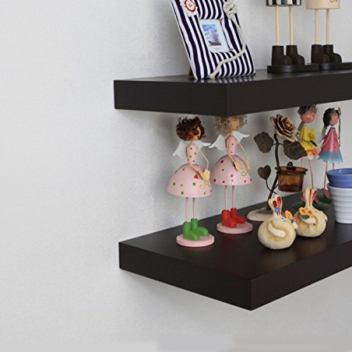 Naiture 48 X 12 X 2 Inch Floating Wall Shelf Espresso Floating Shelves Olivia Decor Decor For Your Home And Office