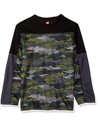 Hanes Big Boys 'de manga larga Pieced Performance Tee