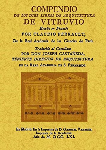 Compendio de los diez libros de arquitectura de Vitruvio: Amazon.es: Vitruvio Polión, Marco: Libros