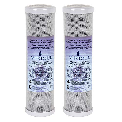 Vitapur VRFK1U Kit for VFK-1U System-1 Year Supply Includes 2 Filters Water Filtration one size White