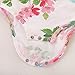 HAPPYMA Baby Girl Fall Outfits 1st Birthday Romper Long Sleeve Tops Floral Tutu Skirt 2Pcs Clothing Set (Pink # 2, 12-18 Months)