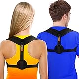 New 4WELL Posture Corrector for Women & Men - FDA Approved Posture Brace Strap - Comfortable Spinal Alignment Posture Support - Adjustable Better Back Straightener - Slouching Brace Fixer