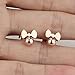 Fate Love Jewelry Cute Rose Gold Plated Little Mouse Stud Earrings for Girls Women, Hypoallergenic