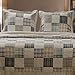 Greenland Home - GL-1304EMSK 3-Piece Oxford Quilt Set, King, Multicolor