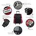 HARBO Pet Travel Carrier Rolling Backpack for Dogs Cats Small Animals Airline Travel Tote (Red)