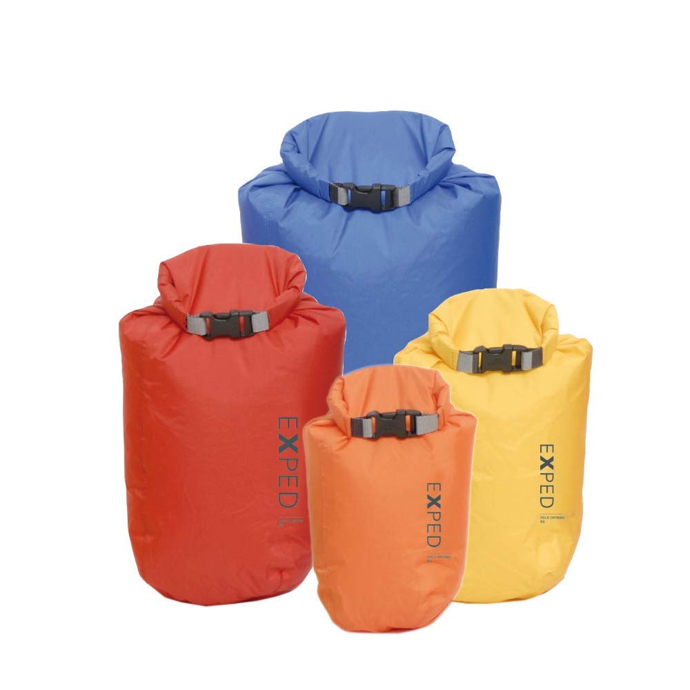 Exped Foldable Dry Bag XS L 4 Pack Assorted One Size Modern