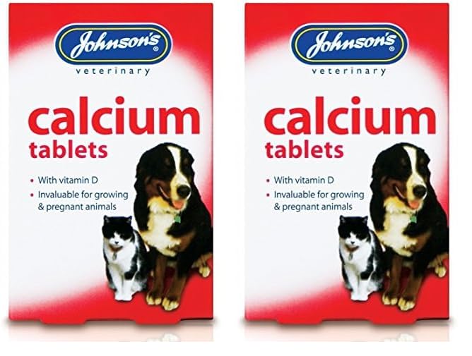Johnsons Vet Calcium and Vitamin D Tablets, Pack of 80 A010