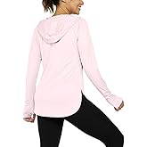 Hiwzffy Women's Sun Protection Shirt UPF 50+ Long Sleeve Hoodie UV SPF T-Shirts Rash Guard Hiking Quick Dry Lightweight