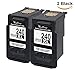 Valuetoner Canon MG3620, Remanufactured Ink Cartridge Replacement For Canon PG-240XL 240XL High Yield (2 Black) for Canon Pixma MX532 MG2120 MG2220 MG3120 MG3122 MG3220 MG3222 MX432 MG3520 MX452 MX512