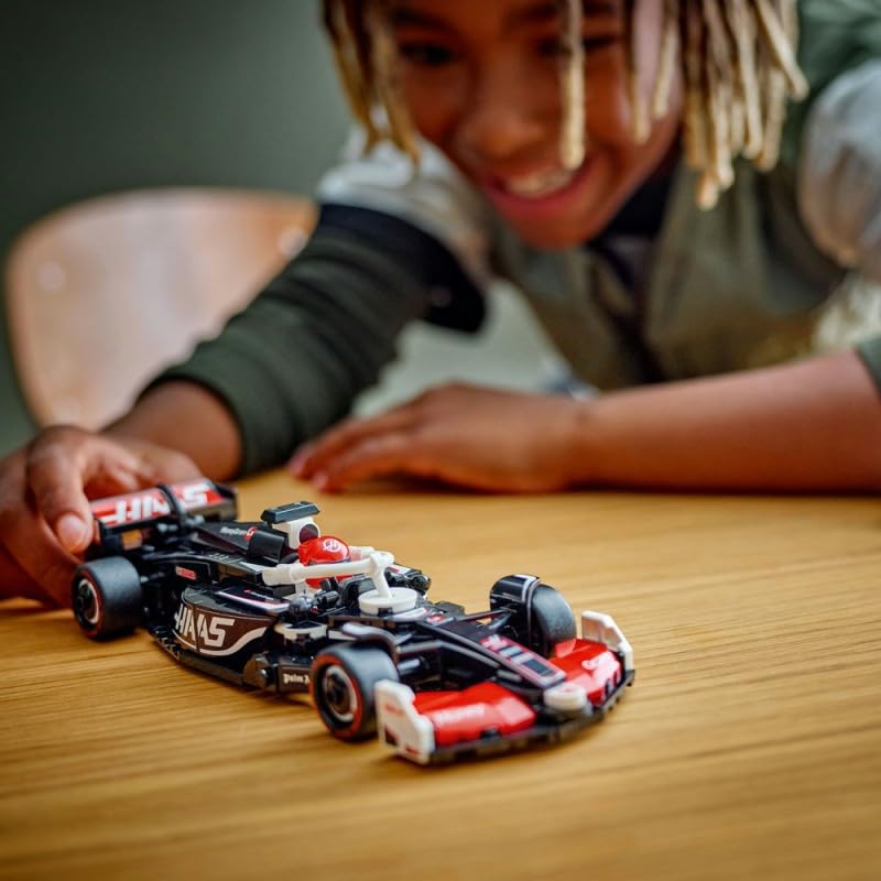 LEGO Speed Champions MoneyGram Haas F1 Team VF-24 Rennauto - Spielzeug mit Formel 1 Minifigur zum Sammeln - Modell und Geschenk für Jungen & Mädchen ab 10 Jahren und Erwachsene Motorsport Fans 77250 2