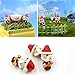 Christmas Miniature, Great Deal 48 Pieces Christmas Miniature Fairy Garden Ornament Dollhouse DIY Kit Décor