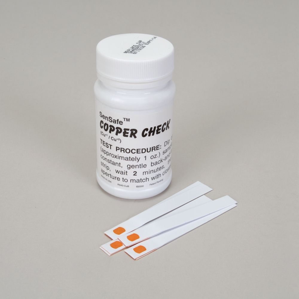 Total Copper Water Test Strips (vial/25) Industrial