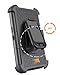 S7 Case,Galaxy S7 Case,DUEDUE Ring Kickstand Belt Clip Holster,Shockproof Heavy Duty Hybrid Hard PC Soft Silicone Full Body Rugged Protective Case for Samsung Galaxy S7 (G930), Black