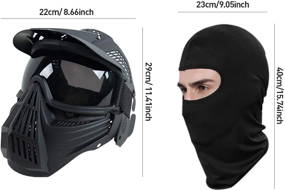 VLIKE Tactical Paintball Goggles Mask Airsoft Masks CS Training Tactical Goggles Adult Mask for Man Woman : Sports & Outdoors