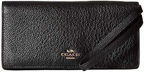 coach pebble leather wallet