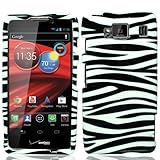 Zebra Hard Case Snap On Cover For Motorola Droid RAZR Maxx HD 4G