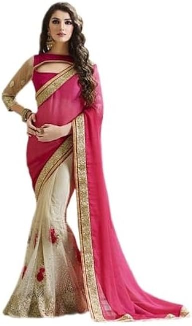 amazon white colour sarees