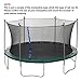 ULTRAPOWER SPORTS Trampoline 12Ft Replacement Safety Enclousure Net for 3 Arched Supports or 6 Straight Poles Round Frame Trampolines (Net Only) …