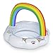 BigMouth Inc Lil’ Water Float - Pool Floaties for Infants Babies & Kids Ages 1-3, for Beginner Swimmers, Easy to Inflate and Durable - Happy Rainbow