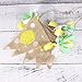OULII Yellow Lemon Theme Banner Flag Garland Baby Anniversary Birthday Baby Shower Party Decoration