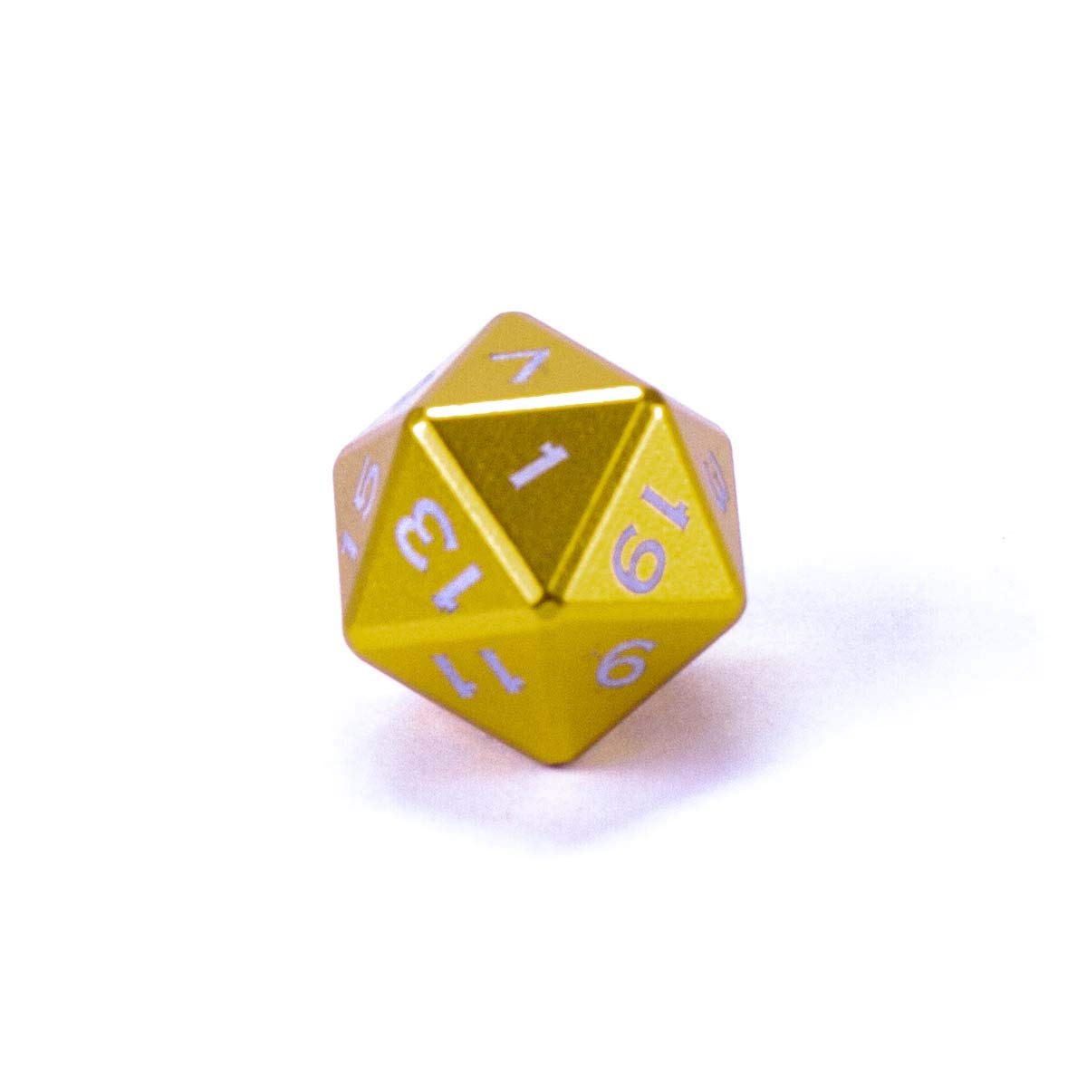 Metal D20 Gravity Dice v2 CNC Machined v2
