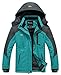 wantdo Women's Waterproof Mountain Jacket Fleece Windproof Ski Jacket(US M)