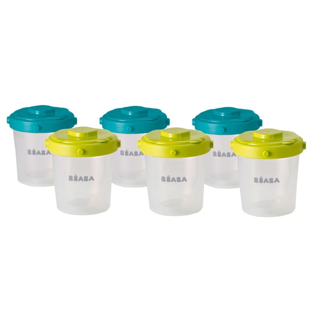 Beaba 2nd Stage Clip Portions Set Of 6 0 Ml Baby Food And Snacks Storage Containers Clippable And Stackable Blue Neon Buy Online In Aruba At Aruba Desertcart Com Productid