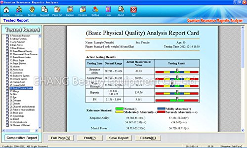 HiiBaby Quantum Magnetic Health Analyzer with 42 Reports 3rd Generation 4.3.0 software suitable for all windows system (Spanish)