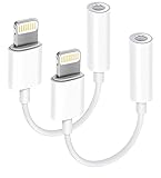 [Apple MFi Certified] 2 Pack Lightning to 3.5 mm