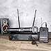 Phenyx Pro UHF Wireless Microphone System, Cordless Handheld/Bodypack/Lapel/Headset Mic Set, 80 Adjustable Channels, Professional Long Distance Performance, Ideal for Presentation, PA, Church (PTU71)