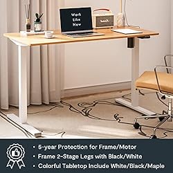 FLEXISPOT Adjustable Height Desk 40 x 24 Inches