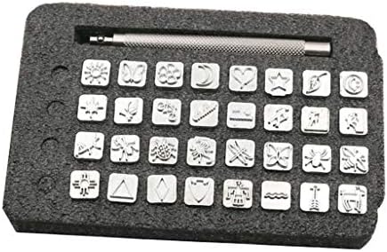 B Baosity Diy レザークラフト 打刻印ポンチ 革細工 32種 刻印セット 刻印 打ち具 送料無料カード決済可能 革工具 加工 ポンチ 手作り 趣味